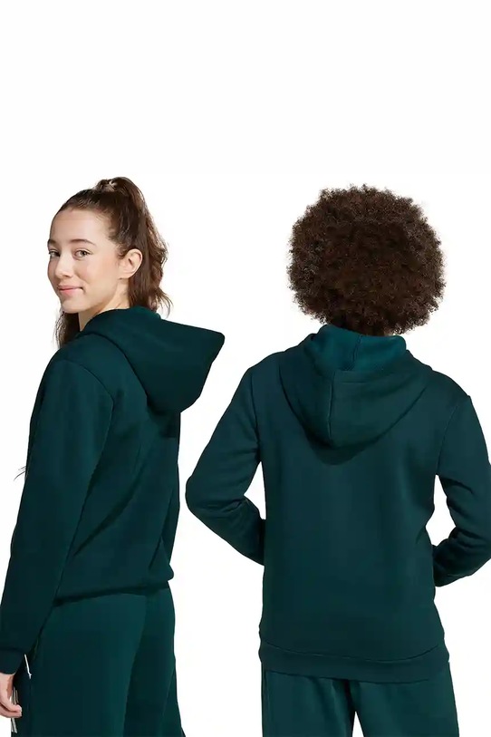 Detská mikina adidas JV7337 zelená