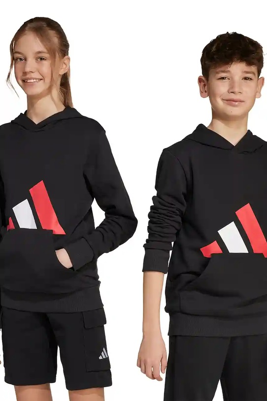 adidas bluză copii print negru JY0301