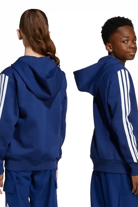 Otroški pulover adidas JY4980 mornarsko modra