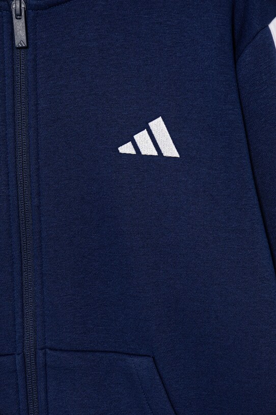 Otroški pulover adidas mornarsko modra JY4980