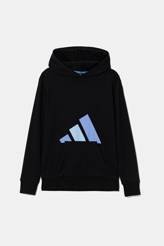 Детски суичър adidas с качулка черен KB7313
