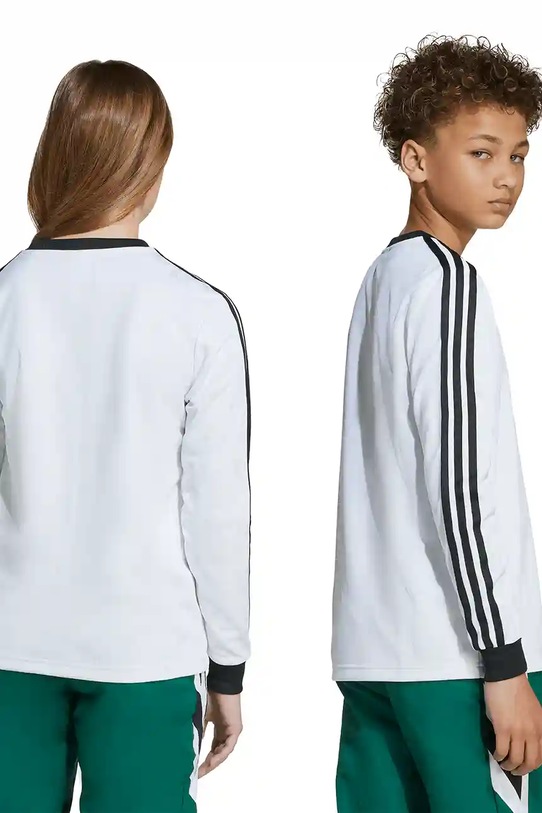 Παιδικό μακρυμάνικο adidas Originals JW2850 λευκό