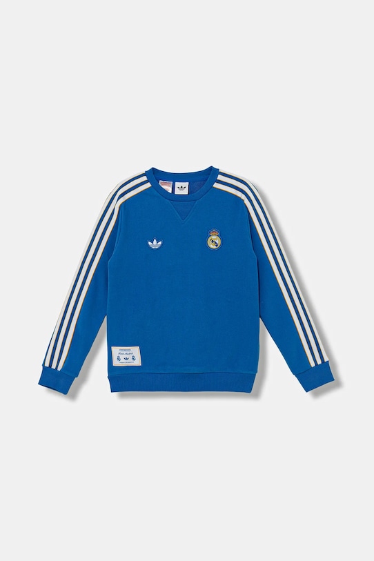 Бавовняна кофта adidas Performance REAL MADRID JY1084 блакитний AW25