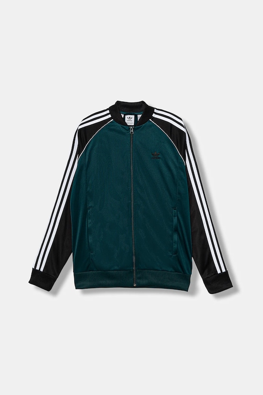 Detská mikina adidas Originals JV8565 zelená AW25