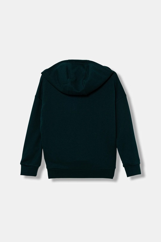 Мальчик Детская хлопковая кофта adidas Originals JV8640 зелёный