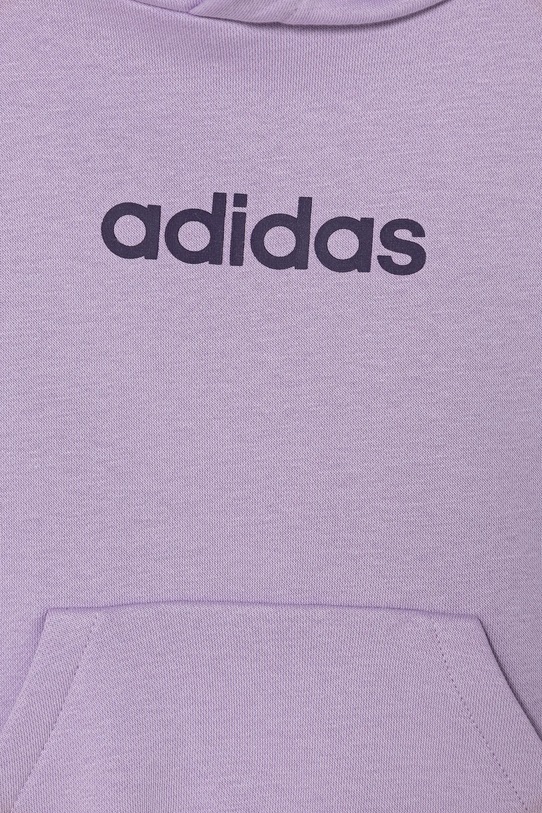 Dětská mikina adidas fialová JX8759