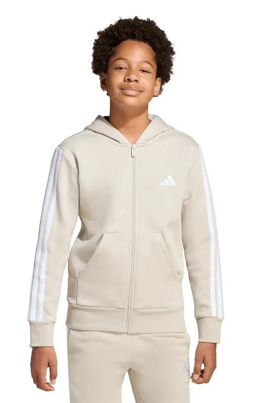 Детски суичър adidas KC6048 бежов