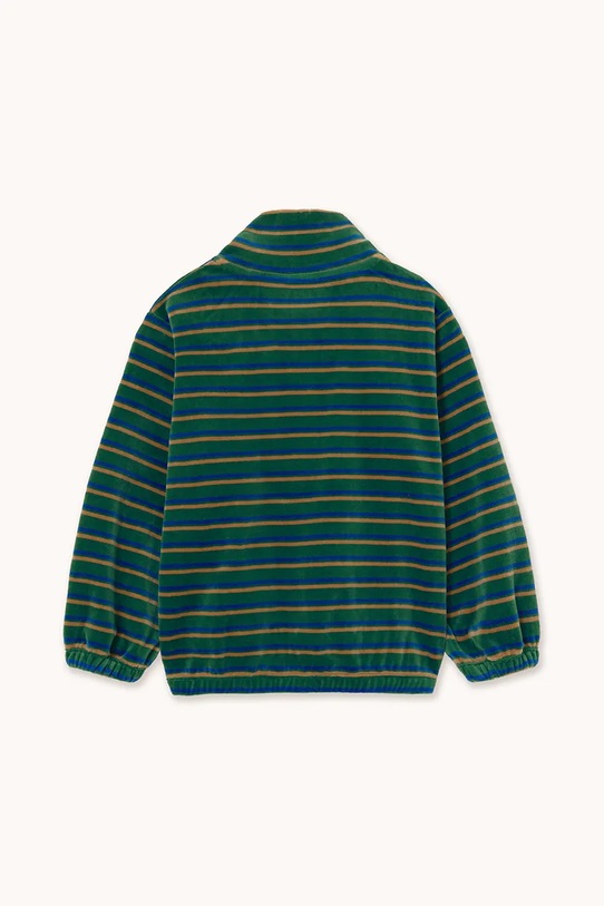 Κοριτσίστικα Παιδική μπλούζα Tinycottons DUO STRIPES MOCKNECK SWEATSHIRT AW25.251 τιρκουάζ