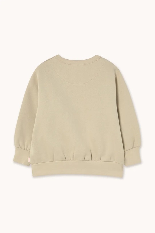 Chłopiec Tinycottons bluza bawełniana dziecięca TINY DOG GRAPHIC SWEATSHIRT AW25.289 beżowy