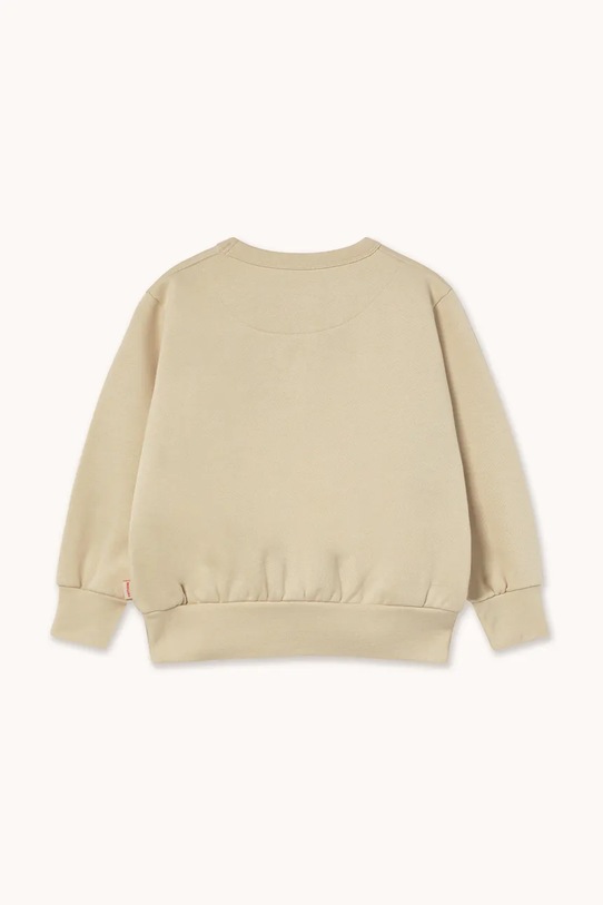 Chłopiec Tinycottons bluza bawełniana dziecięca APPLES EYES GRAPHIC SWEATSHIRT AW25.296 beżowy