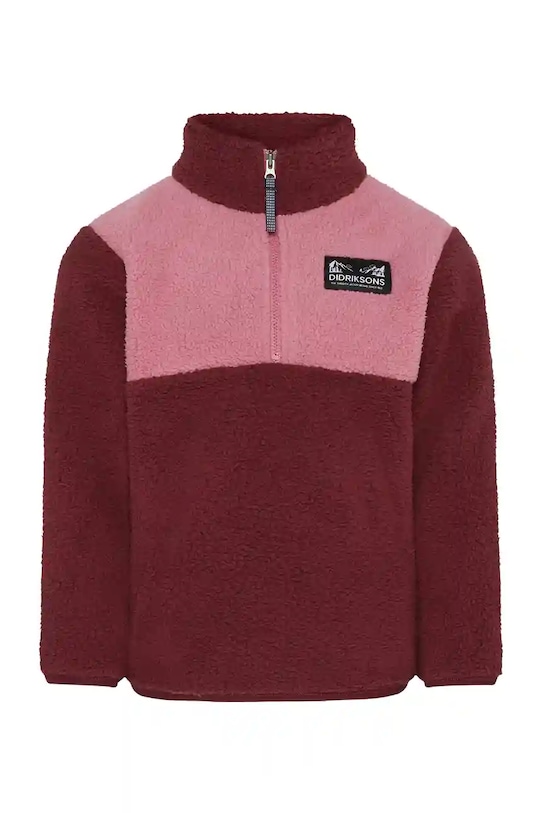 Кофта Didriksons GOSIG KIDS HALFZIP 505536.9BYA бордо AW25
