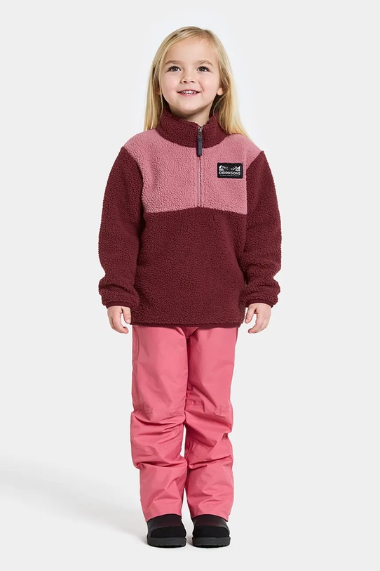 Didriksons felső GOSIG KIDS HALFZIP burgundia 505536.9BYA
