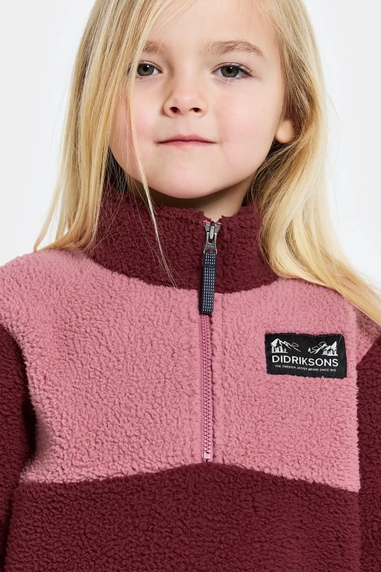 Didriksons felső GOSIG KIDS HALFZIP 505536.9BYA burgundia