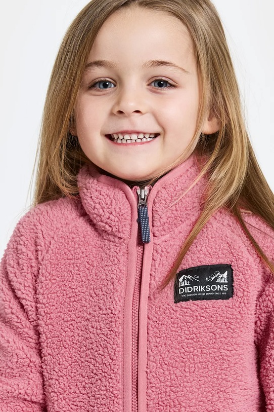 Поларен суичър Didriksons GIBBS KIDS FULLZIP 2 505577.9BYA розов