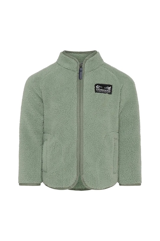 Didriksons bluza polarowa GIBBS KIDS FULLZIP 2 505577.9BYA zielony AW25