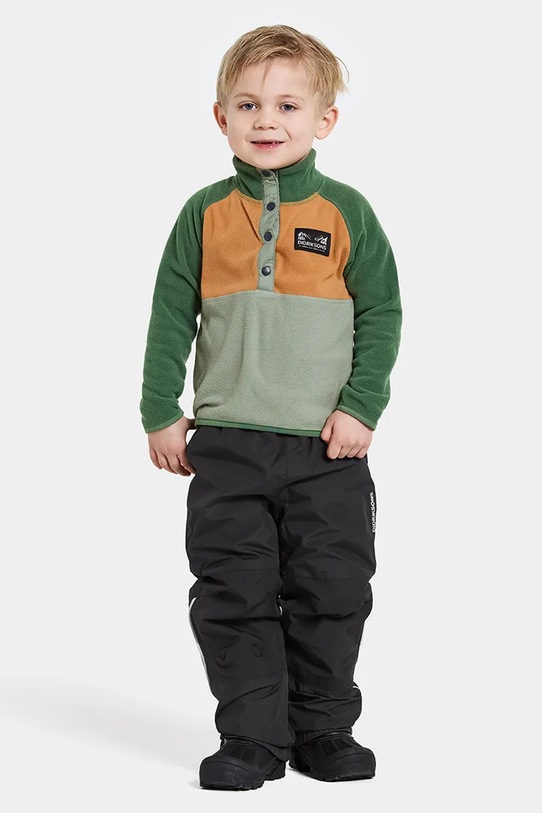 Кофта Didriksons MONTE KIDS HALF BU 4 зелений 505590.9BYA