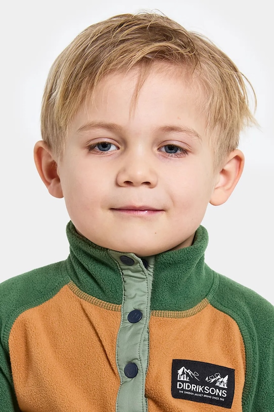 Кофта Didriksons MONTE KIDS HALF BU 4 505590.9BYA зелений