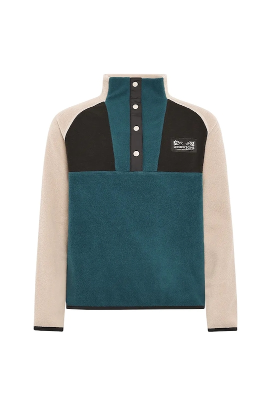 Didriksons bluza dziecięca YOKTO K 1/2 BTN 2 505780.9BYA turkusowy AW25