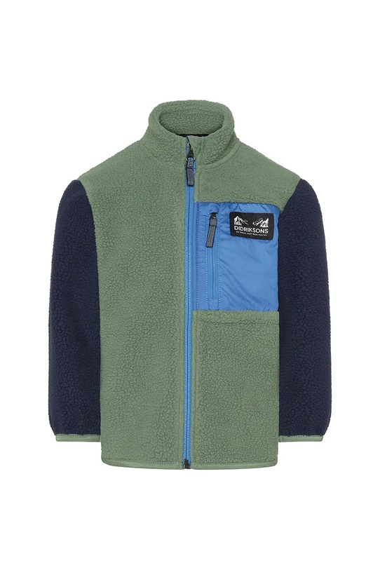 Μπλούζα Didriksons ANTEN KIDS FULLZIP 505906.9BYA πράσινο AW25