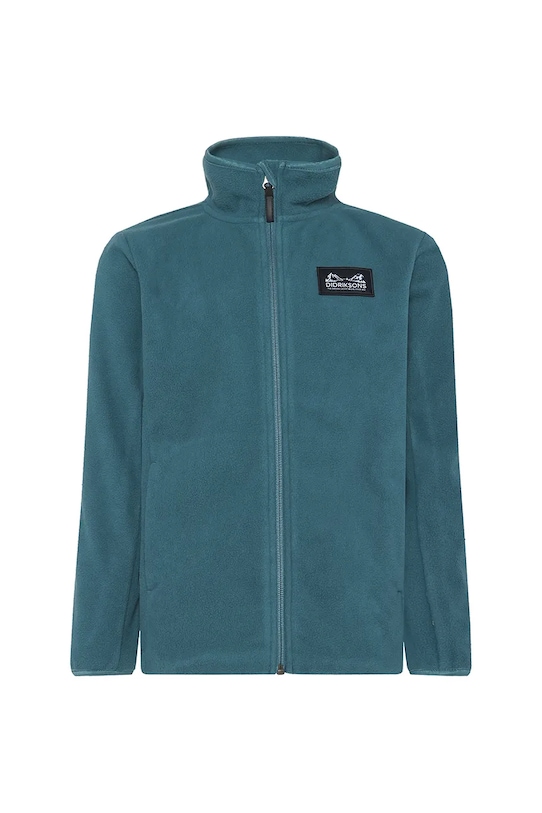 Кофта Didriksons MALAKIT KIDS FZ без капюшона бірюзовий 505988.9BYA