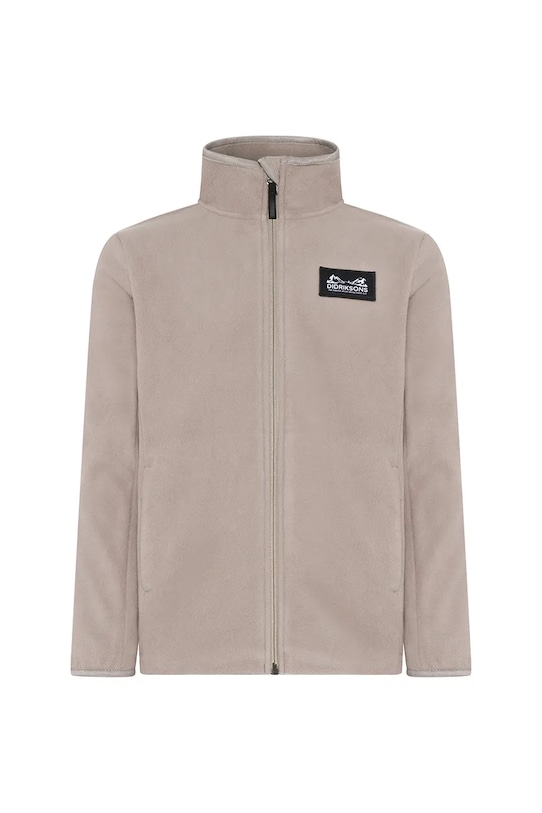 Mikina Didriksons MALAKIT KIDS FZ bez kapucne béžová 505988.9BYA