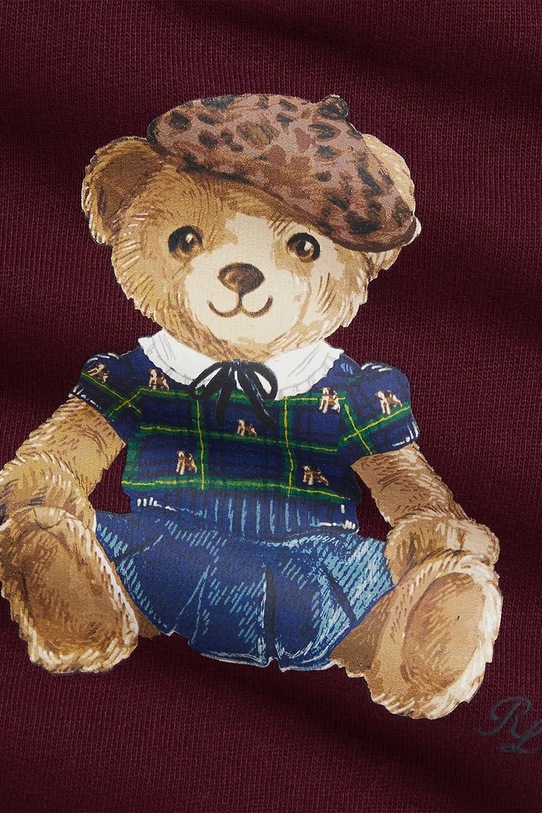 CHLAPEC Dětská mikina Polo Ralph Lauren 310982874001 burgundské