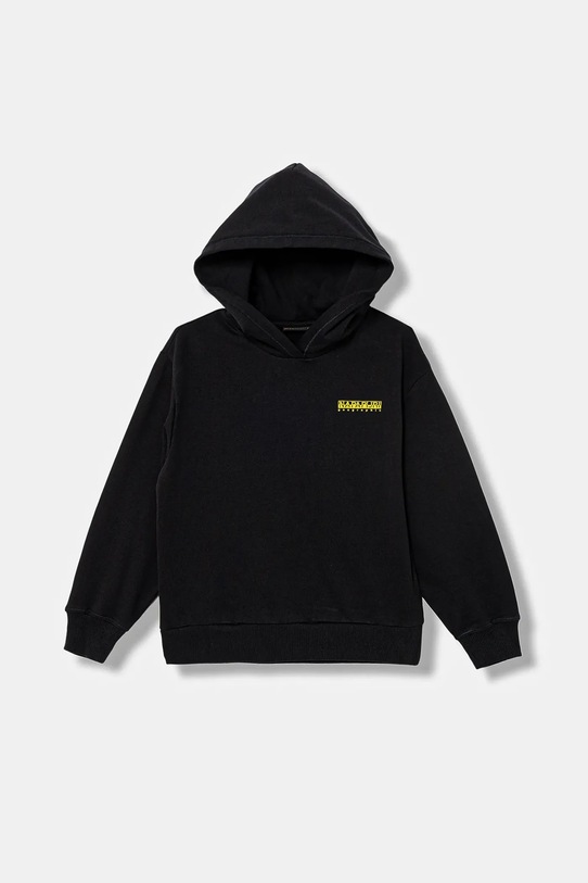 Dětská mikina Napapijri B-ADIGE s kapucí černá NP0A88ZXF0X1.134.172