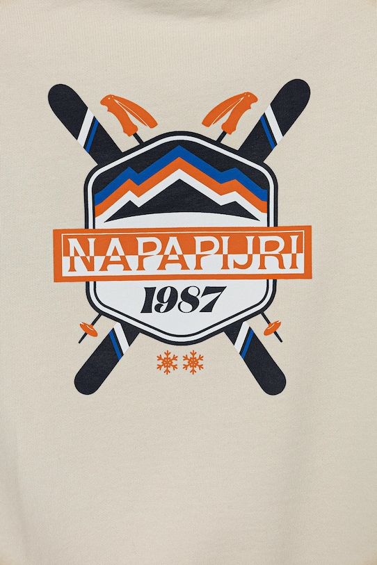 Napapijri bluza dziecięca B-ADIGE beżowy NP0A88ZXF0Y1.98.128
