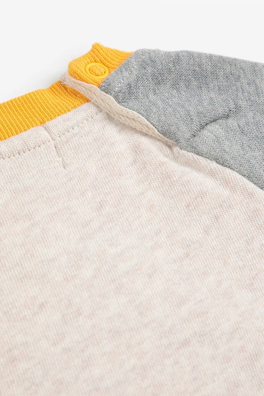 Chlapec Bavlnená mikina pre bábätká Bobo Choses Lucky Clover 225AB053 béžová