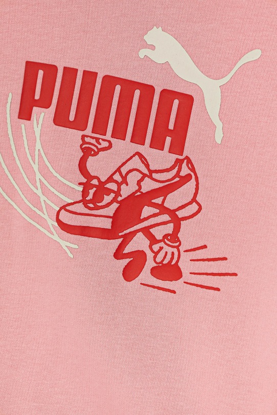 Chłopiec Puma bluza dziecięca LITTLE RUNNERS Crew TR PS 688477 różowy