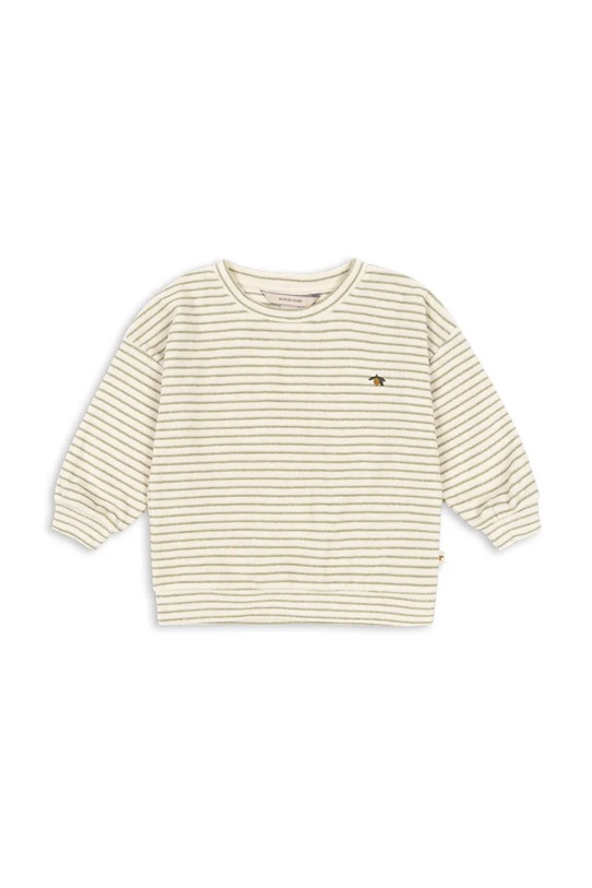 Konges Sløjd bluza dziecięca z bawełną ITTY SWEAT SHIRT GOTS KS103831.9BYA beżowy AW25