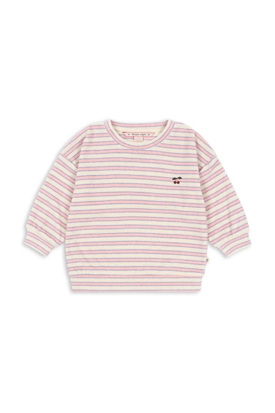 Konges Sløjd bluza dziecięca z bawełną ITTY SWEAT SHIRT GOTS pozostałe różowy KS103831.9BYA