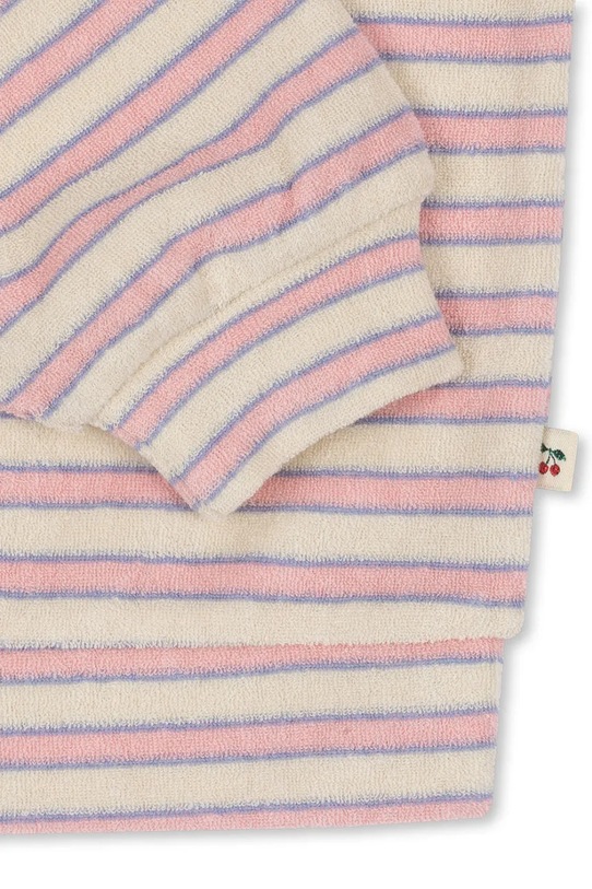 Konges Sløjd bluza dziecięca z bawełną ITTY SWEAT SHIRT GOTS różowy KS103831.9BYA