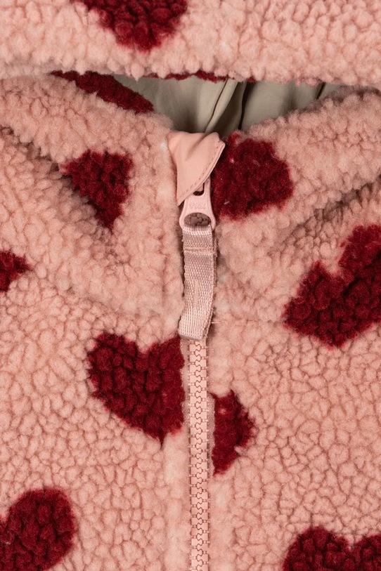 Κοριτσίστικα Παιδική μπλούζα Konges Sløjd JODY TEDDY HOODIE GRS KS104068.9BYA ροζ