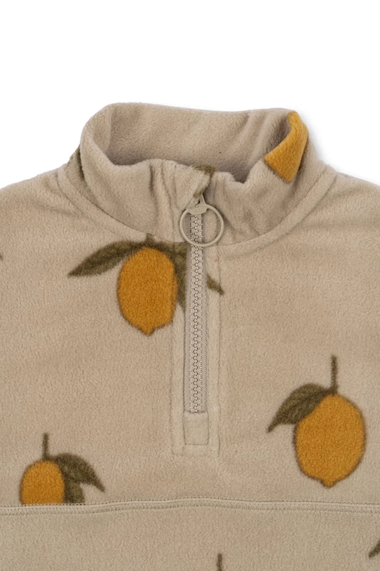 Хлопчик Дитяча кофта Konges Sløjd TAVI FLEECE SWEATSHIRT GRS KS101301.9BYA бежевий