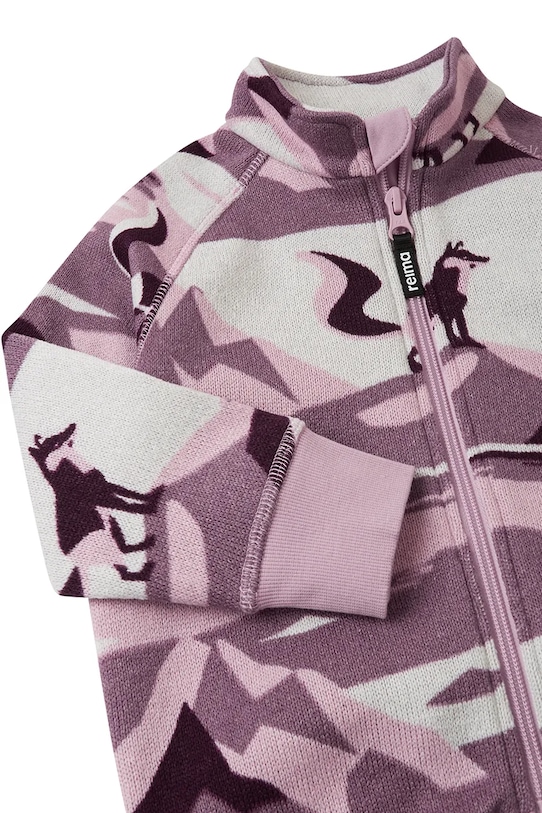 Chłopiec Reima bluza niemowlęca Ornament 5200043A.9BYA fioletowy