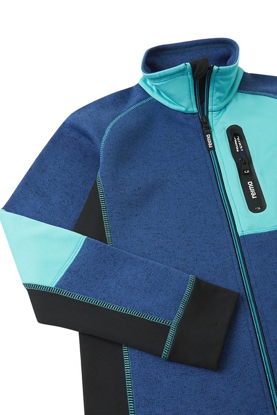 Dětská fleecová mikina Reima Liukuen modrá 5200046B.9BYA