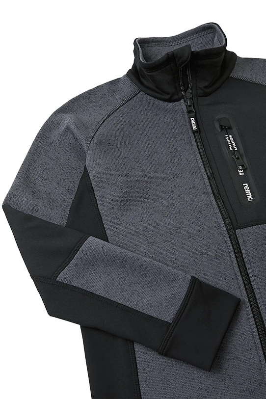 Хлопчик Дитяча флісова кофта Reima Liukuen 5200046B.9BYA чорний