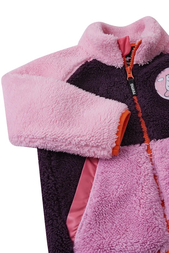 Мальчик Детская куртка из флиса Reima Moomin Kramgo 5200079C.9BYA фиолетовой