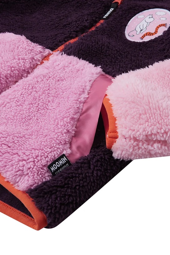 Дитяча флісова кофта Reima Moomin Kramgo фіолетовий 5200079C.9BYA