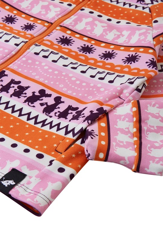 Dětská mikina Reima Moomin Tarpeen růžová 5200458A.9BYA