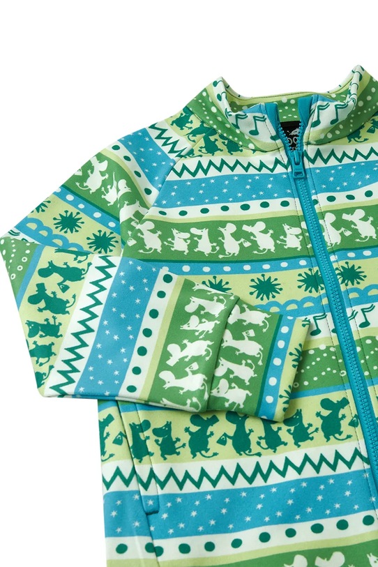 Chlapec Detská mikina Reima Moomin Tarpeen 5200458A.9BYA zelená