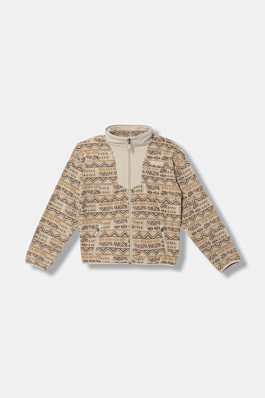 Columbia bluza polarowa dziecięca Sequoia Grove bez kaptura beżowy 2134961