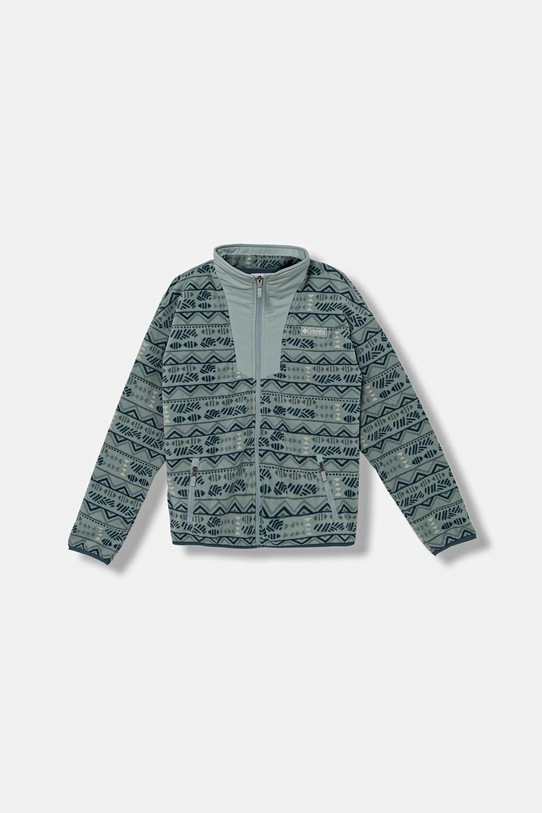 Columbia bluza polarowa dziecięca Sequoia Grove bez kaptura turkusowy 2134961
