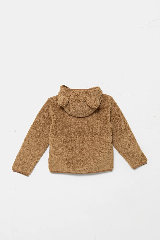 Детски суичър The North Face KID CAMPSHIRE F/Z HOODIE NF0A88VRBQ81 кафяв AW25