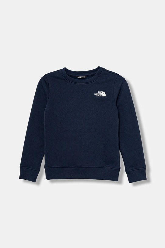 The North Face bluză copii TEEN BOX NSE REGULAR CREW NF0A89H7DIA1 bleumarin AW25