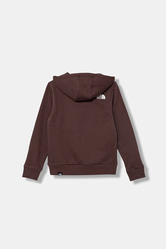 The North Face bluza dziecięca TEEN SIMPLE DOME HOODIE NF0A8AXVBQ71 fioletowy AW25