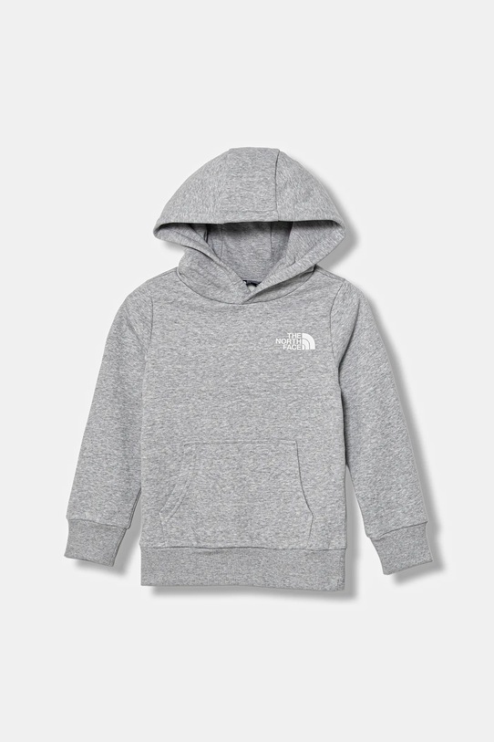 Παιδική μπλούζα The North Face TEEN SIMPLE DOME HOODIE με κουκούλα γκρί NF0A8AXVDYX1