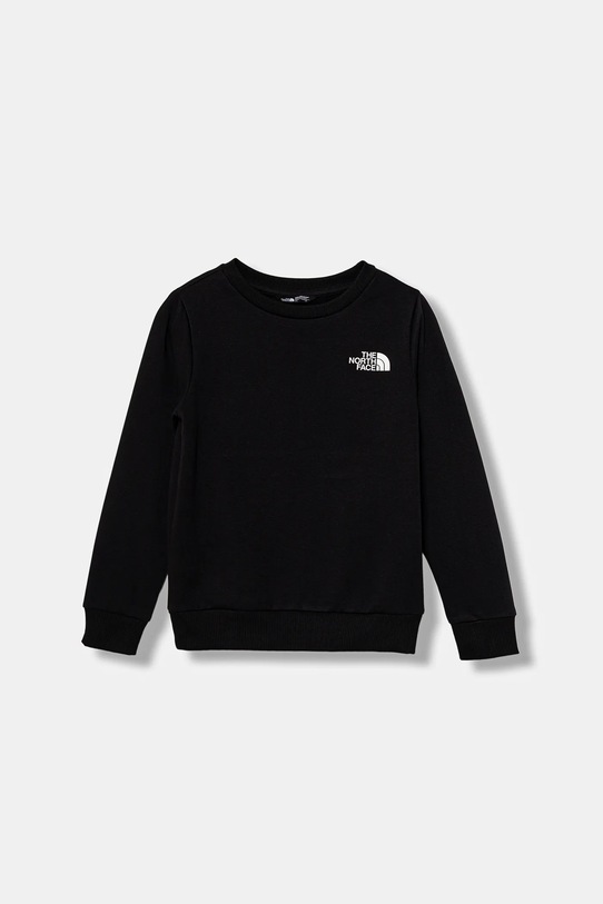 Παιδική μπλούζα The North Face TEEN SIMPLE DOME CREW χωρίς κουκούλα μαύρο NF0A8AXYJK31