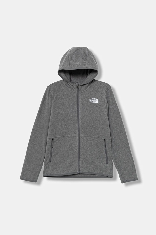 Otroški pulover The North Face TEEN GLACIER FZ HOODIE Drugo siva NF0A8CVFCQI1
